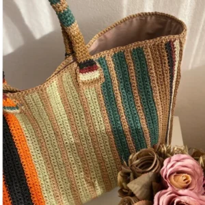 Alternative view of Handmade Crochet Tote Bag