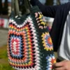 Gift Crochet Granny square bag